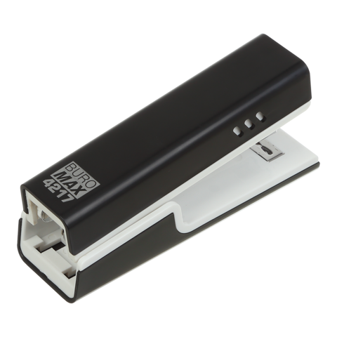 Степлер пластиковий 20арк., (скоби №24; 26), чорний, BM.4217-01 BUROMAX